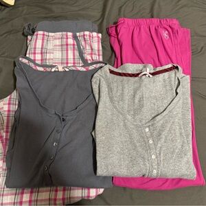 Victoria's Secret Medium Tall Sleepwear Pajama PJ Sets Lot Pants Long
